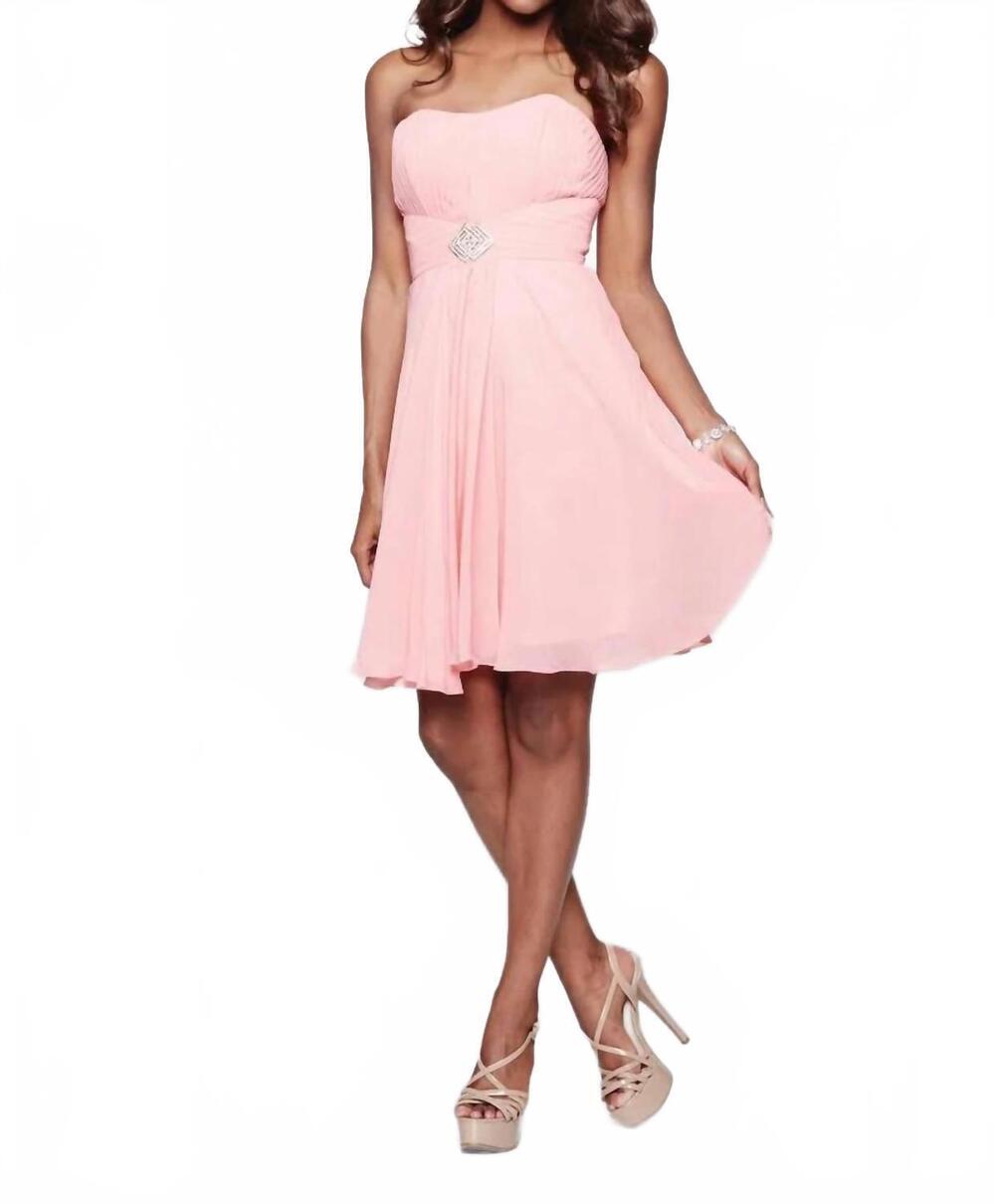 NEW LAST DRESS sugar blush mini dress in coral